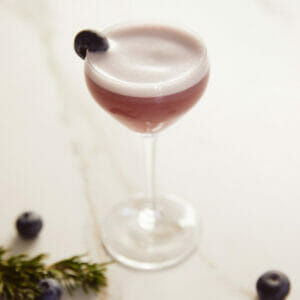 blueberry easy gin cocktails